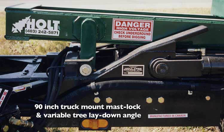 Truck mount tree spade