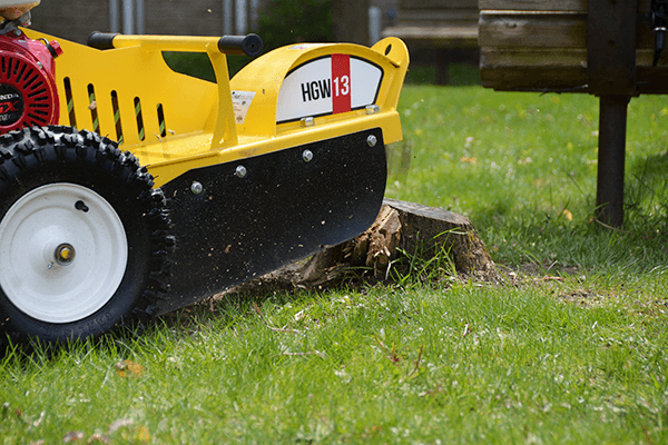 HGW13 Holt stump grinder right side close view